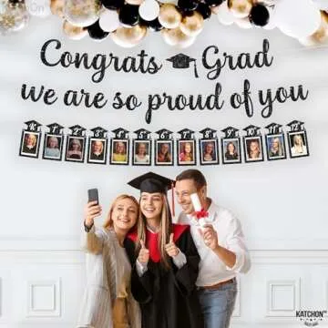 KatchOn 10ft Glitter Congrats Grad Banner for 2025