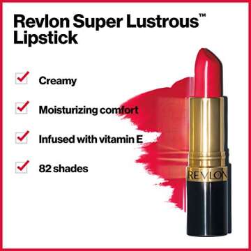 Revlon Super Lustrous Lipstick Shine ~ Kissable Pink 805