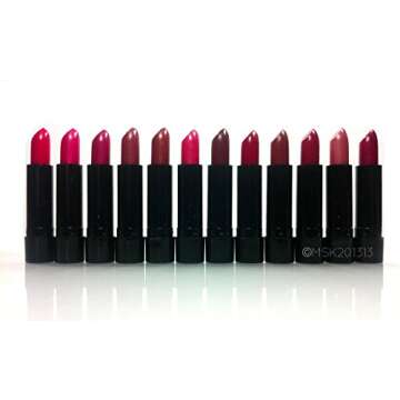 Princessa Aloe Lipsticks 12 Colors Set for Long Lasting Wear