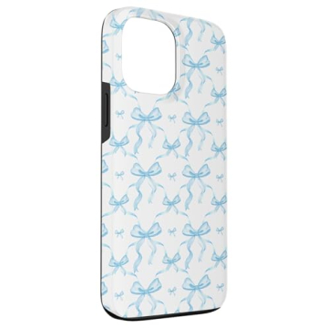 iPhone 13 Pro Max Light Blue Ribbons Case