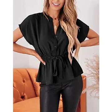 Chic Women's Peplum Chiffon Blouse for Every Occasion