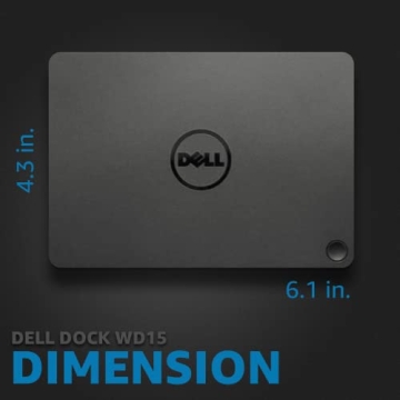 Koncept Dell WD15 Docking Station with HDMI & 130W Adapter