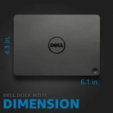 Koncept Dell WD15 Docking Station with HDMI & 130W Adapter
