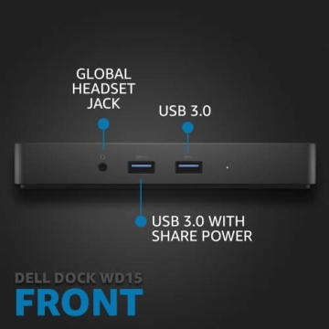 Koncept Dell WD15 Docking Station with HDMI & 130W Adapter
