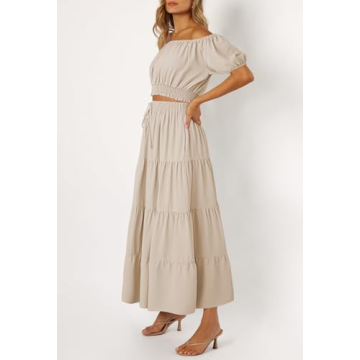 Stylish HUUSA 2 Piece Summer Dress Set for Women