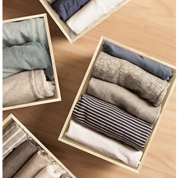 Sorbus Wooden Crates for Storage and Organization - 2 Pack