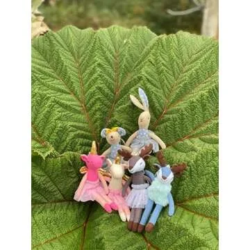 LEVLOVS Christmas Mouse in a Match Box and Friends Toy Baby Registry Gift Forest Mice Plush Toy