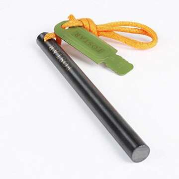 Fostar Ferro Rod Fire Starter - Durable and Reliable 20,000 Strikes