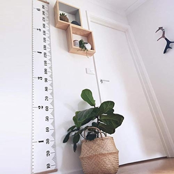 Mibote Baby Growth Chart Canvas for Kids' Rooms