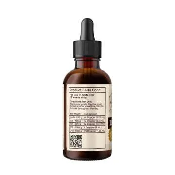 Organic Hemp Well Bird Hemp Oil – 2 Ounces. Parrot, Parakeet, Cockatiel and All Birds for Supporting Health, Feather Plucking, Destructive Behavior Reduction, Immune Support, and Relaxation.