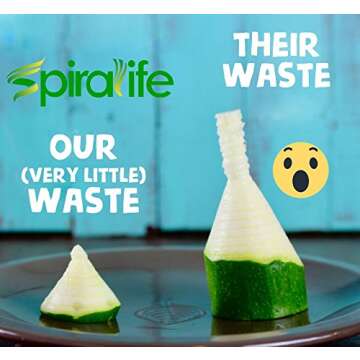 Original SpiraLife Spiralizer Vegetable Slicer – Vegetable Spiralizer - Spiral Slicer Cutter