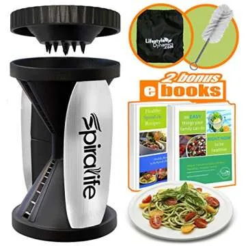 Original SpiraLife Spiralizer Vegetable Slicer – Vegetable Spiralizer - Spiral Slicer Cutter