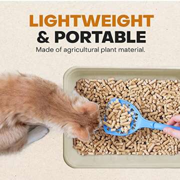 Emerging Green - Disposable Litter Box, Nature-Conscious Pan, Mobile Pet Tray, Travel Must-Have. Set of 5 Boxes, 16.5 x 12.5 x 2 in