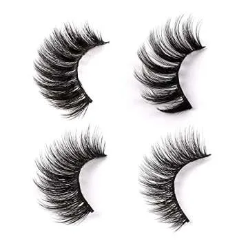Fluffy Strip False Eyelashes - 20 Pairs 4 Styles