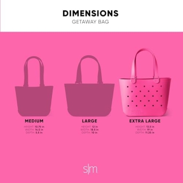 Spacious Simple Modern Beach Bag - Waterproof and Stylish