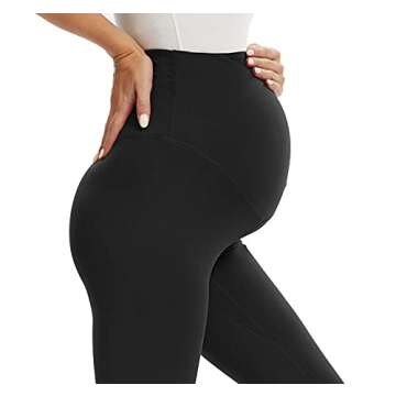 Foucome Women Maternity Leggings: Soft & Supportive Wear