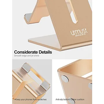 Urmust Aluminum Phone Stand for iPhone 15 14 13 and More