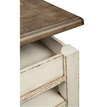 Stylish Vintage Farmhouse Lift Top Coffee Table with Storage