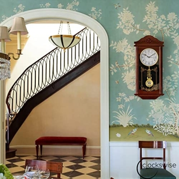 Elegant Vintage Clock - Silent & Battery-Operated