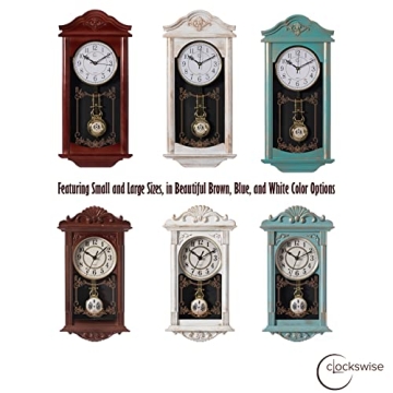 Elegant Vintage Clock - Silent & Battery-Operated