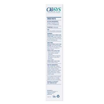 CloSYS Fluoride Toothpaste, 7 Ounce, Gentle Mint, Whitening, Enamel Protection, Sulfate Free