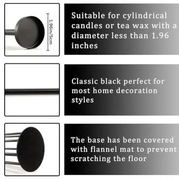 Elegant 9 Arm Candelabra for Home and Weddings