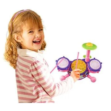 VTech KidiBeats Drum Set, Pink
