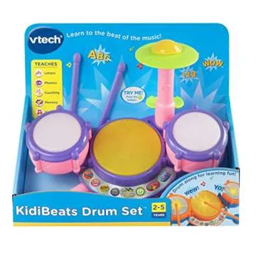 VTech KidiBeats Drum Set, Pink