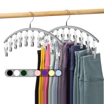 Space Saving Legging Organizer Hangers for Closet