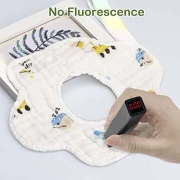 Top Organic Cotton Baby Bibs 360° - Super Absorbent & Soft