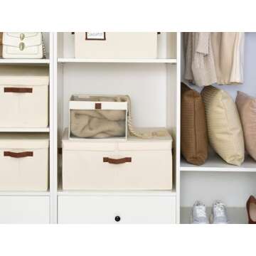 Space-Saving Extra Large Storage Bins with Lids