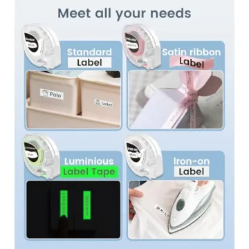 Phomemo P12 Bluetooth Label Maker Portable Inkless Thermal Printer