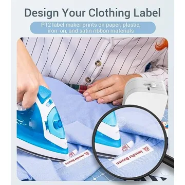 Phomemo P12 Bluetooth Label Maker Portable Inkless Thermal Printer