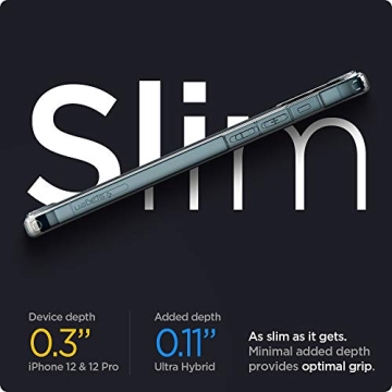 Spigen iPhone 12 Pro & 12 Case - Slim & Clear Protection