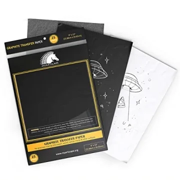 MyArtscape Graphite Transfer Paper 25 Sheets for Artists