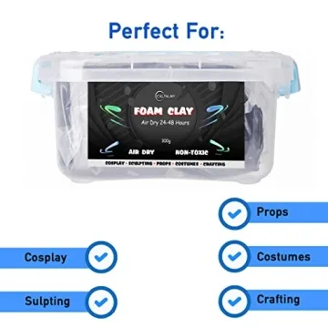 Versatile 1.1lb Moldable Foam Clay – Perfect for Crafting