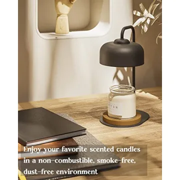CHIACHIA Candle Warmer Lamp with Timer for Scented Candles