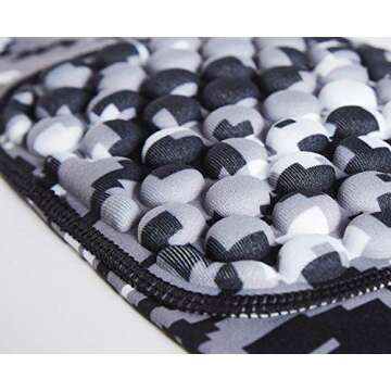 COOLOMG Basketball Knee Pads for Kids Youth Compression Knee Pads Long Leg Sleeves Volleyball Football Baseball Wrestling Running Camo Gray S