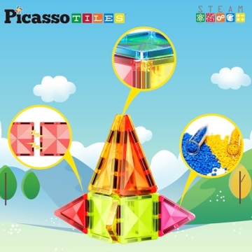 PicassoTiles Mini Diamond Building Blocks Toy Set for Kids
