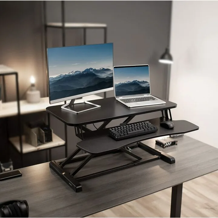 VIVO 32" Adjustable Sit to Stand Desk Converter