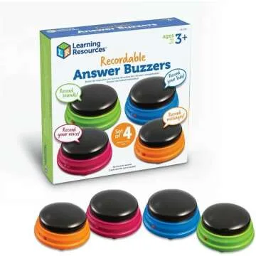 Recordable Answer Buzzers for Interactive Learning