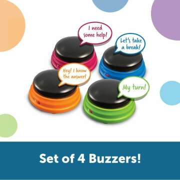 Recordable Answer Buzzers for Interactive Learning