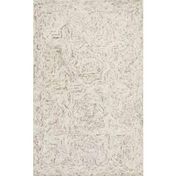 Loloi II Ziva Collection ZV-01 Neutral 7'-9" x 9'-9" Area Rug