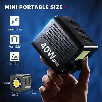 ULANZI LT028 40W Portable LED Video Light for Creators