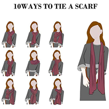 Yatemiole Women's Cashmere Big Coloured Checked Scarf