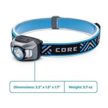 CORE Rechargeable 300 Lumen Multi-Color Headlamp