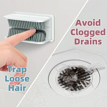 Shower Hair Catcher - Reusable Hair Trap for Drain