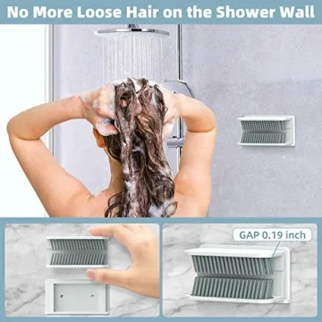 Shower Hair Catcher - Reusable Hair Trap for Drain
