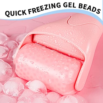Teenitor Pink Ice Roller for Refreshing Skin Care
