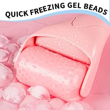 Teenitor Pink Ice Roller for Refreshing Skin Care